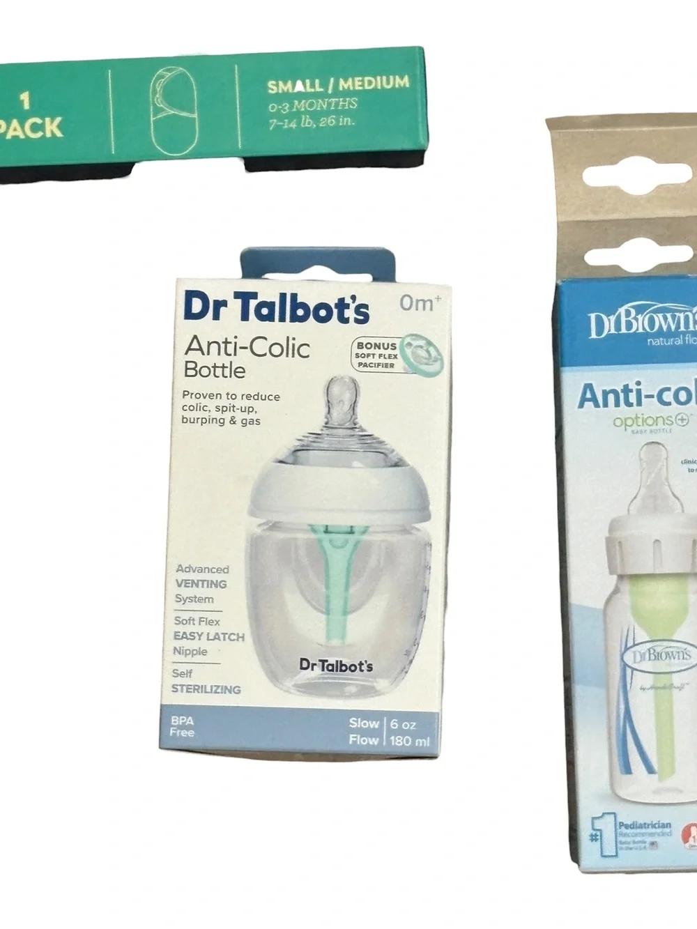 Newborn Baby Essentials Bundle SwaddleMe Dr Brown’s Dr Talbot’s Anti Colic
